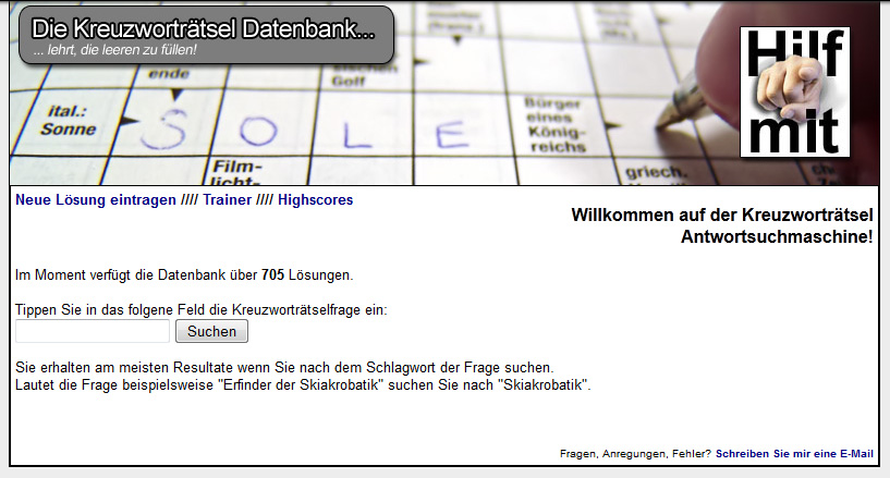 KWDB.ch - Startseite aus dem Jahr 2003